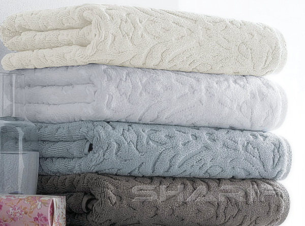 100% Long Staple Combed Cotton Jacquard Towels